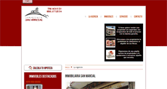 Desktop Screenshot of inmobiliariasanmarcial.com